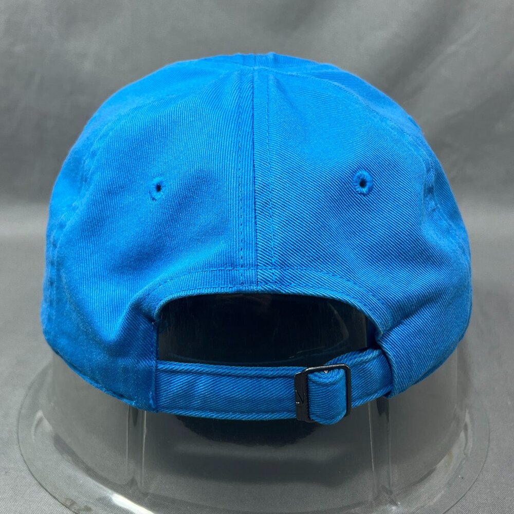 Nike Heritage86 S1ZE Strapback Hat Blue Adjustable Swoosh Running Golf Dad Mens - Picture 3 of 16